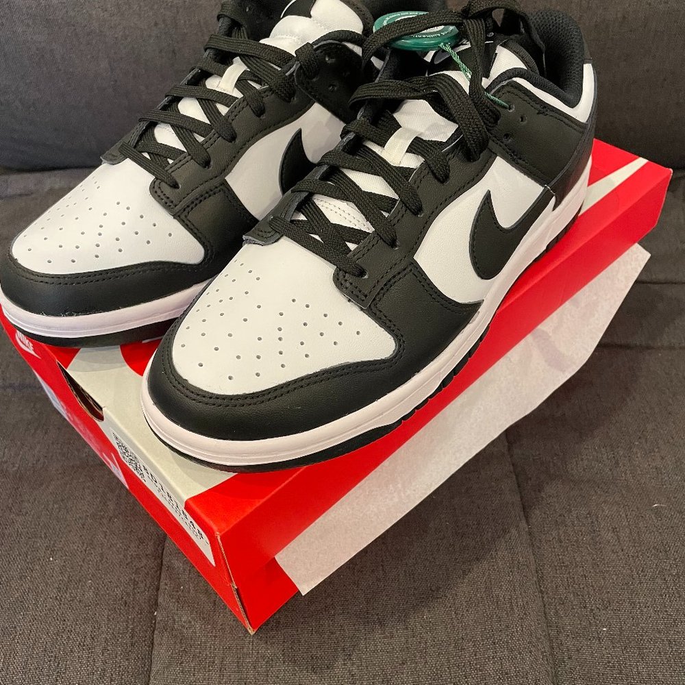 Nike Dunk Low Retro White Black Panda (Women's size 10 US; Men's size 8.5 US)